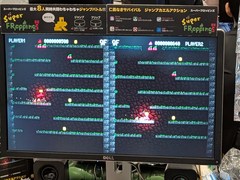 止まれないカエルを操るジャンプアクション「Super Froppings」。どちらが上の階まで行けるかを競う2人対戦を試遊［OIGS2026］