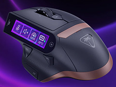 左側面にタッチディスプレイを備えた多機能ワイヤレスマウスがTurtle Beachから登場